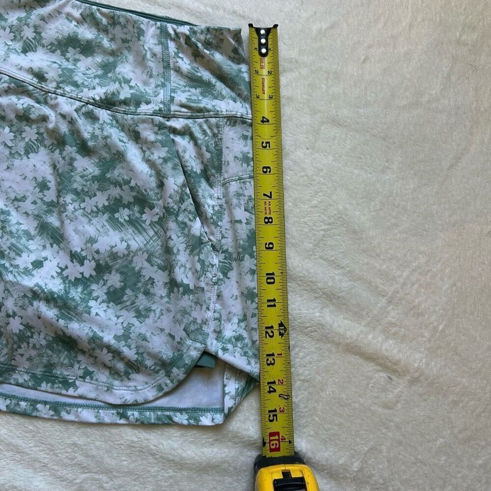 PUMA Athletic Skort – Green Floral Print, Built-in Shorts Size S - Picture 8 of 8